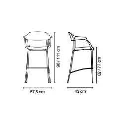 Tabouret EVO STRASS P