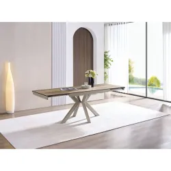 Table Extensible Plateau Céramique