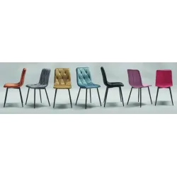 Chaise Velour Matelassé