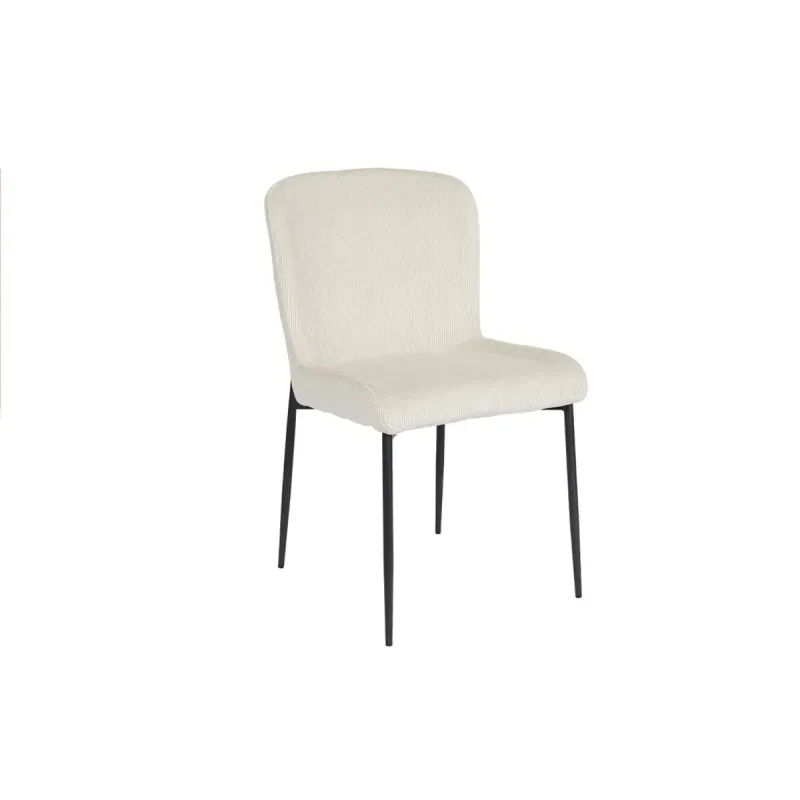 Chaise Velour Cotelé