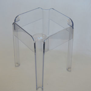 Tabouret transparent