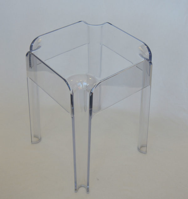 Tabouret transparent