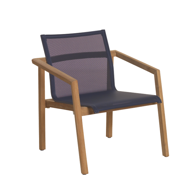 Fauteuil bas empilable TEKURA