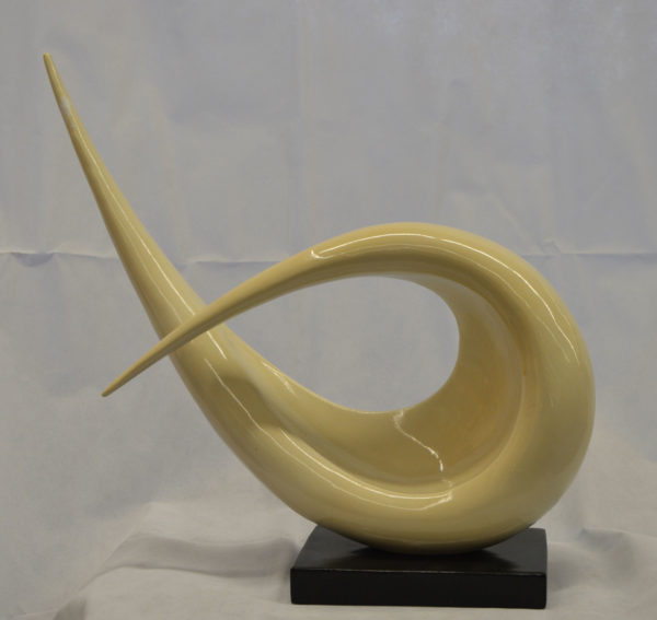 Sculpture couleur ivoire