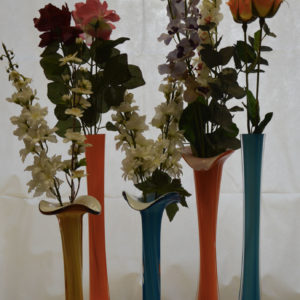 Vases colorés